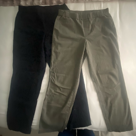 4-pack Lands’ End Petite Cropped Jeans and Cotton Chino Pants - Picture 7 of 15